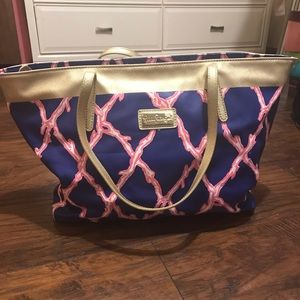 lilly pulitzer beach bag